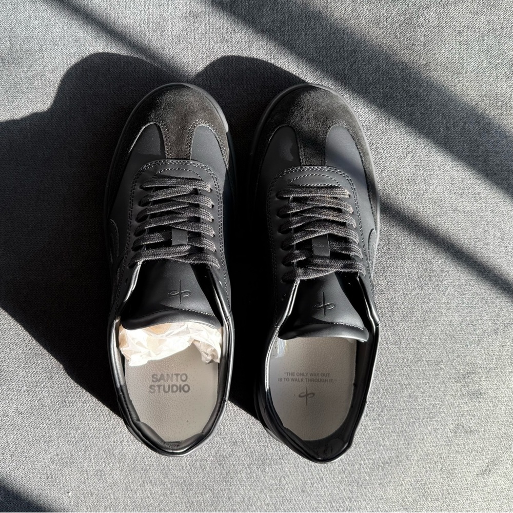 Santo Studio Black Sneakers